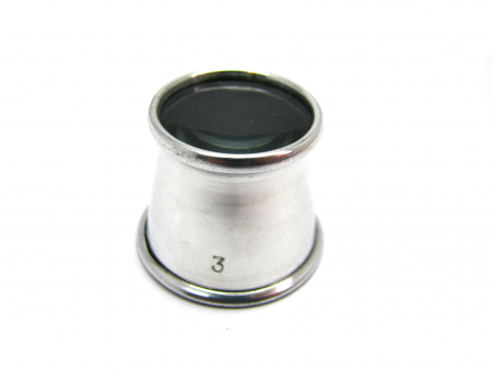 Lupe, Dispozitive Optice - Lupa Ceasornicar Aluminiu 3,3X-No.3