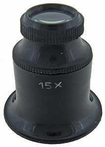 Lupe, Dispozitive Optice - Lupa Ceasornicar Dubla 5X 10X