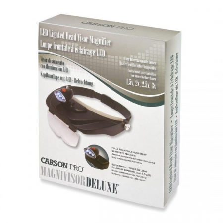 Lupa de Cap cu lumina LED Carson MagniVisor Deluxe, Carson CP-60 [1]