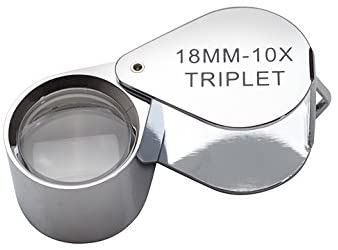 Lupe, Dispozitive Optice - Lupa Metalica de Buzunar 10X