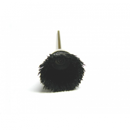 Handmade / Bijutieri - Perie Cupa Par Negru Sintetic 3/32\\"