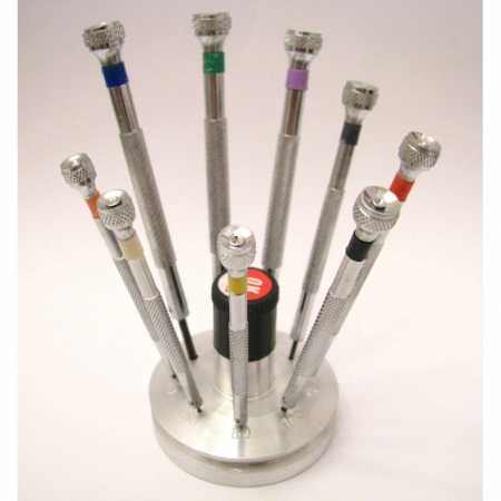 Surubelnite fine - Set 9 Surubelnite cu Stand