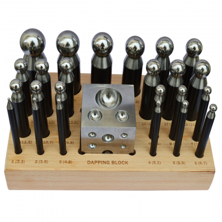 Modelarea Metalului - Set Anca si Poansoane - 25 piese
