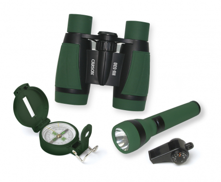 Scule si Accesorii Ceasuri - Set Carson AdventurePak Binoclu - Lanterna- Busola - Fluier, Carson HU-401