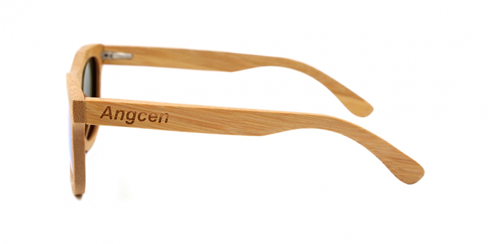 Ochelari din lemn ANGCEN polarizati albastru [6]