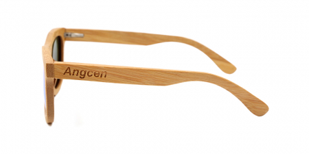 Ochelari din lemn ANGCEN polarizati albastru [5]