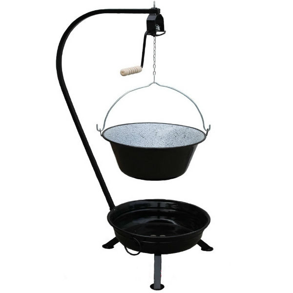Suport + ceaun metal emailat 20 l [2]