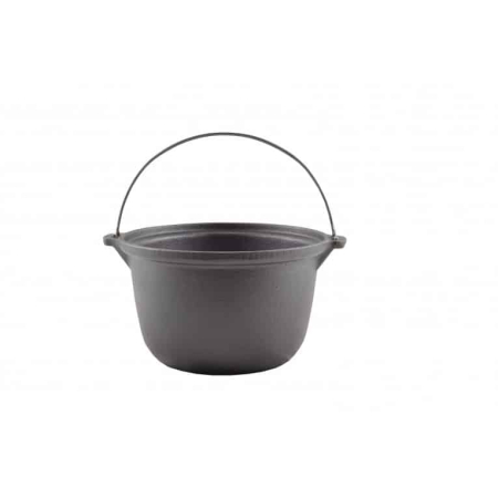 Ceaun de fonta cu fund plat 4 litri [1]