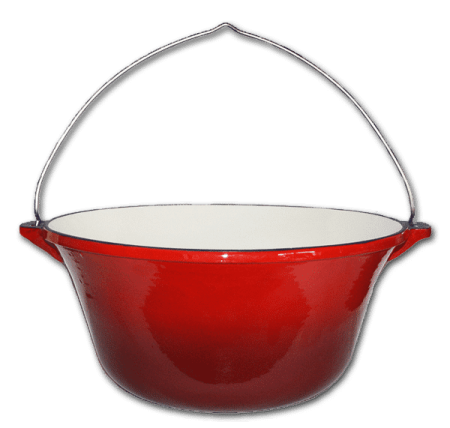 Ceaun din fonta emailat 16 l +trepied [1]