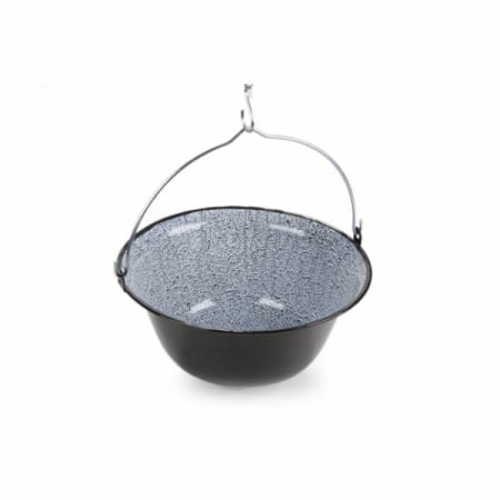 Ceaun din metal emailat de 8 litri