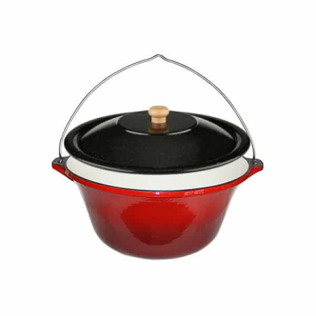 Ceaun fonta emailat 10.8 l cu capac [1]