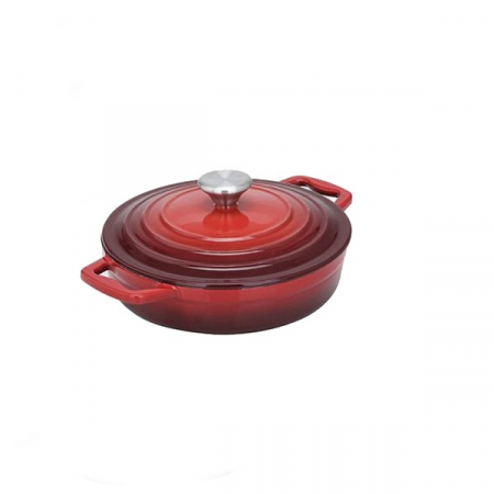 Cratita fonta emailata 22 cm rosie [1]