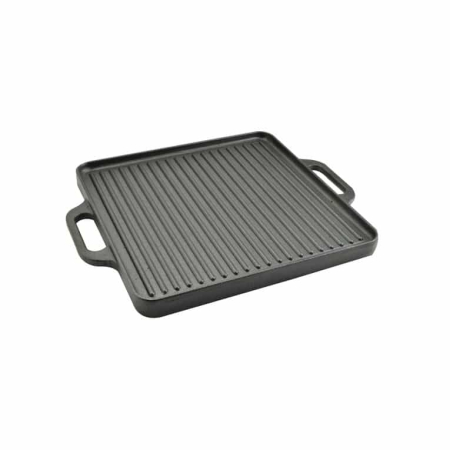Tigai/Grill-uri de fonta - Grill patrat din fonta cu doua fete 32X 32 CM