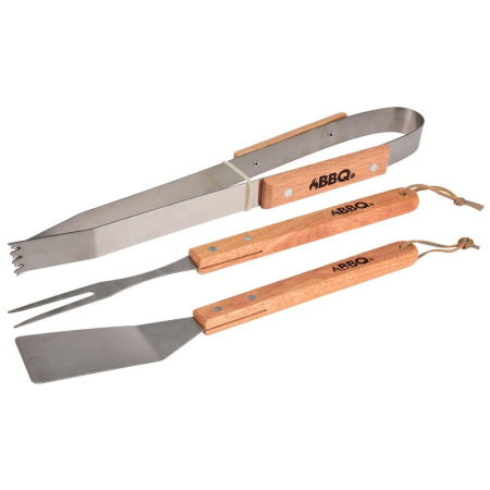 Set de 3 piese ustensile de grătar