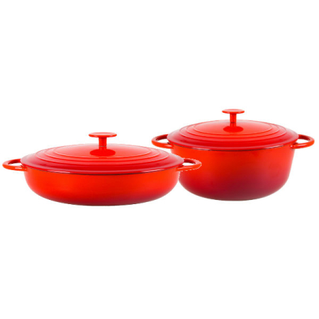 Oale fonta emailate - Set RED2 fonta emailata