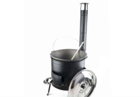 Seturi produse - Soba cu ceaun fonta natur 10.8 l