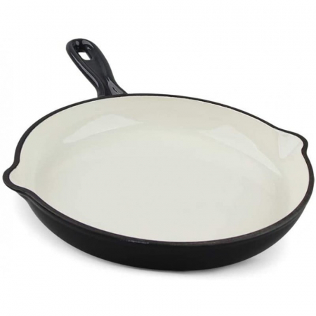 Tigai de fonta - Tigaie fonta emailata gri 26 cm