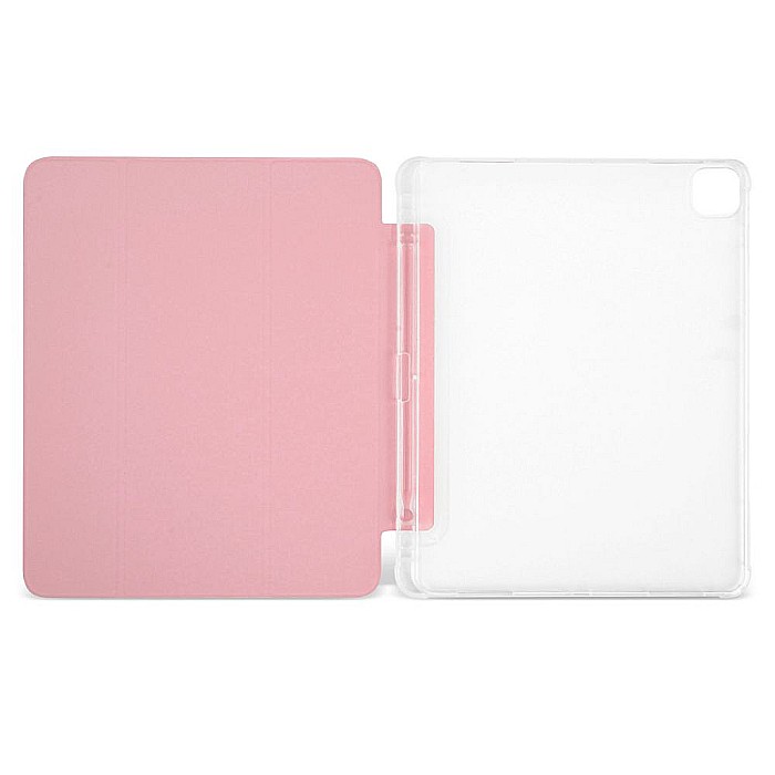 Husa Flip Magnetica cu suport Stylus Pen pentru iPad Pro 12.9 Inch 2020 - Roz [2]