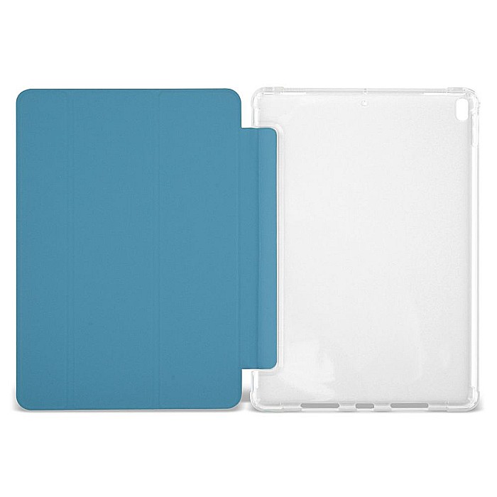 Husa Magnetica cu spate transparent, colturi intarite pentru iPad Air 3, Pro 10.5 Inch - Sky Blue [2]