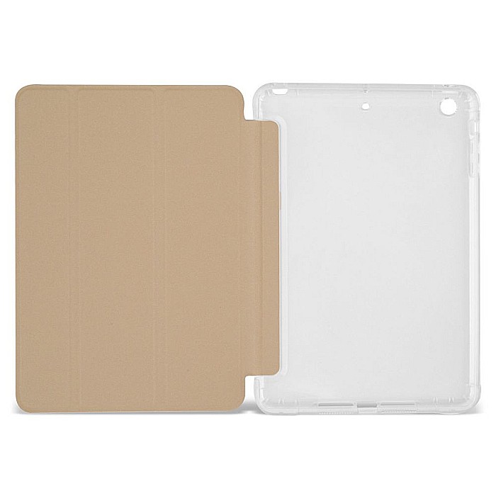 Husa Magnetica cu spate transparent, colturi intarite pentru iPad Mini 1, 2, 3 7.9 Inch - Auriu [2]