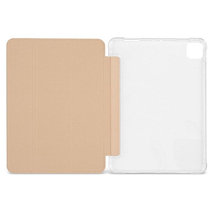 Husa Magnetica cu spate transparent, colturi intarite pentru iPad Pro 11 Inch 2018, 2020 - Auriu [2]