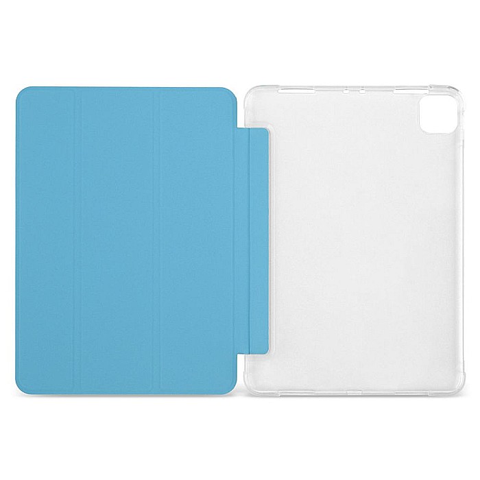 Husa Magnetica cu spate transparent, colturi intarite pentru iPad Pro 11 Inch 2018, 2020 - Sky Blue [2]