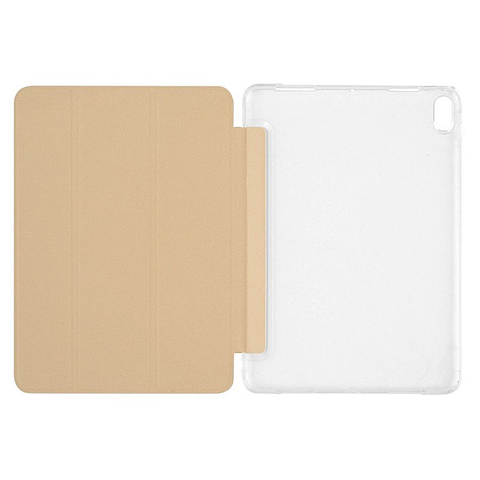 Husa Magnetica cu spate transparent, colturi intarite pentru iPad Air 4 10.9 Inch - Auriu [2]