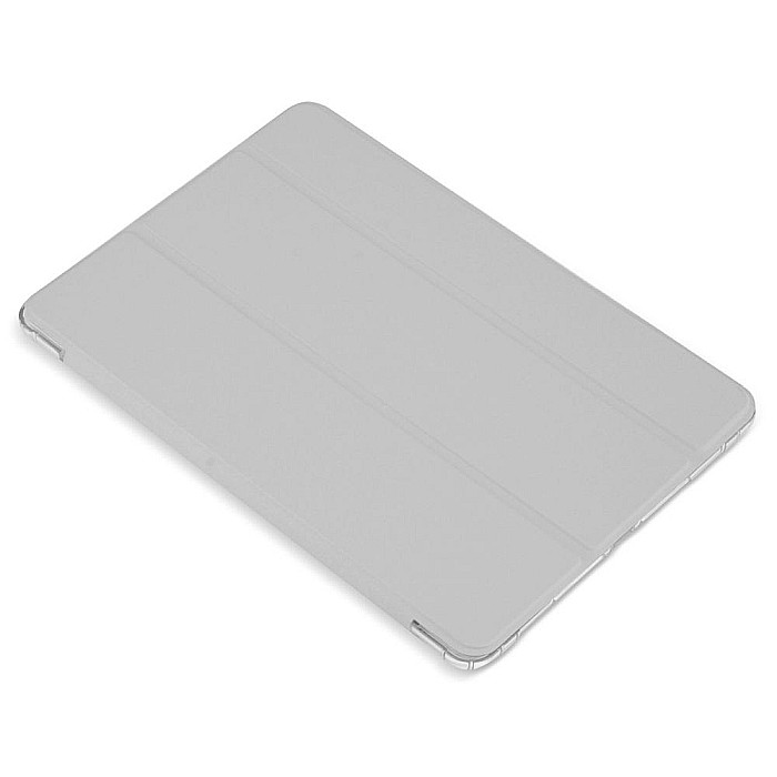 Husa Magnetica cu spate transparent, colturi intarite pentru iPad 7, 8 10.2 Inch - Gri deschis [3]
