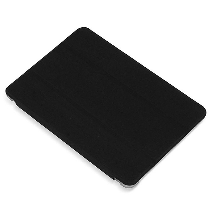 Husa Flip Magnetica cu spate transparent, colturi intarite si suport Stylus Pen pentru iPad Mini 5 - Negru [3]