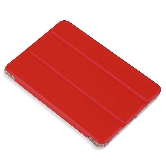 Husa Magnetica cu spate transparent, colturi intarite pentru iPad Mini 4, 5 7.9 Inch - Rosu [3]