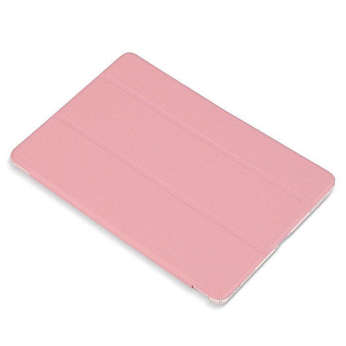 Husa Magnetica cu spate transparent, colturi intarite pentru iPad 7, 8 10.2 Inch - Roz [3]