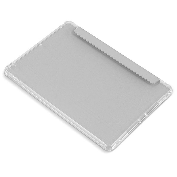 Husa Magnetica cu spate transparent, colturi intarite pentru iPad 7, 8 10.2 Inch - Gri deschis [4]