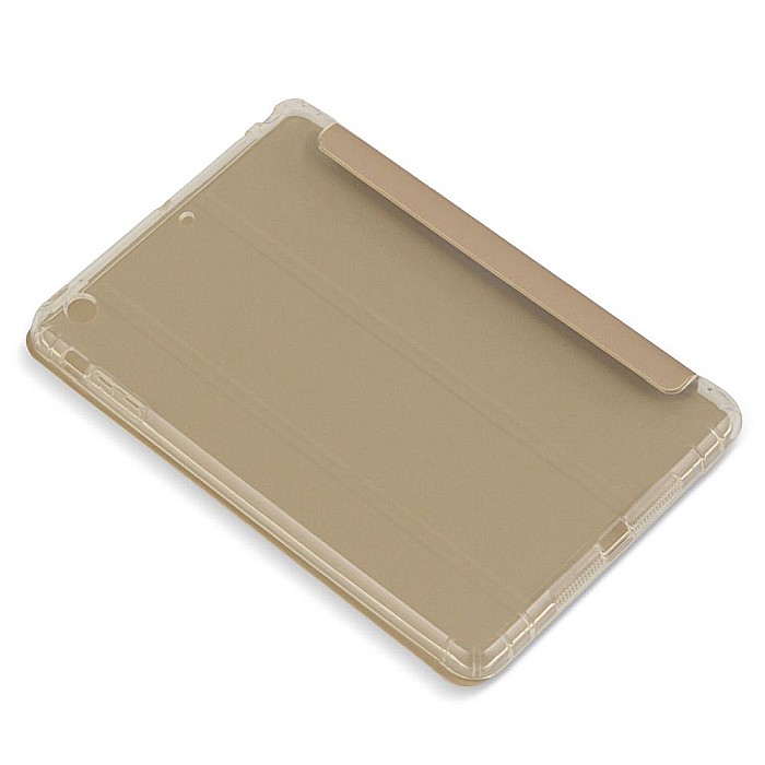 Husa Magnetica cu spate transparent, colturi intarite pentru iPad Mini 1, 2, 3 7.9 Inch - Auriu [4]