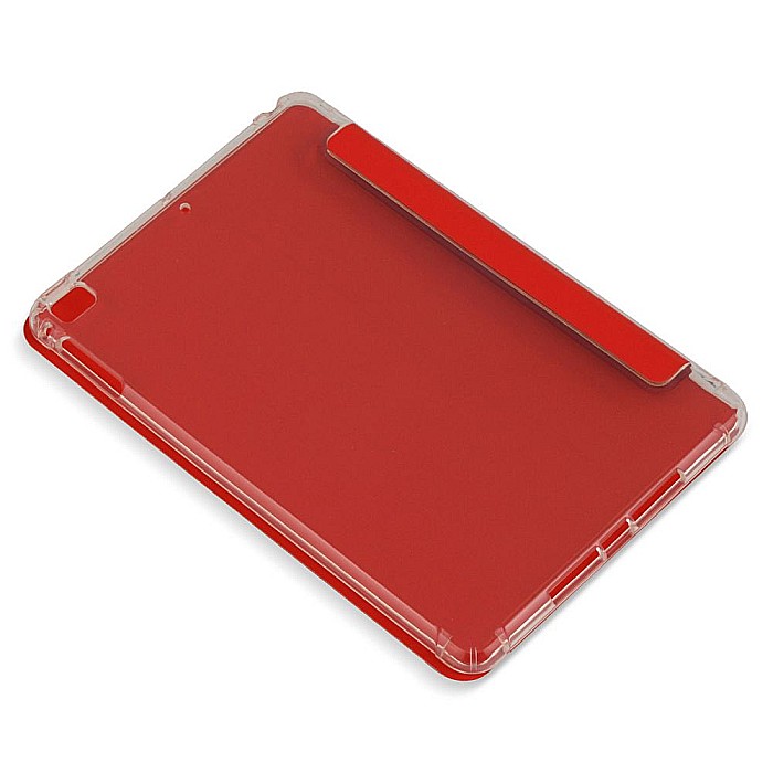 Husa Magnetica cu spate transparent, colturi intarite pentru iPad Mini 4, 5 7.9 Inch - Rosu [4]