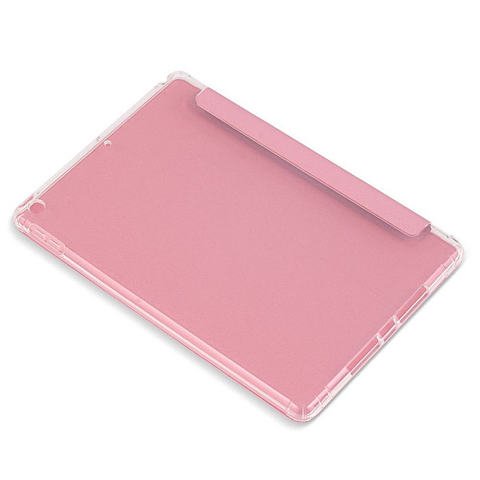 Husa Magnetica cu spate transparent, colturi intarite pentru iPad 7, 8 10.2 Inch - Roz [4]