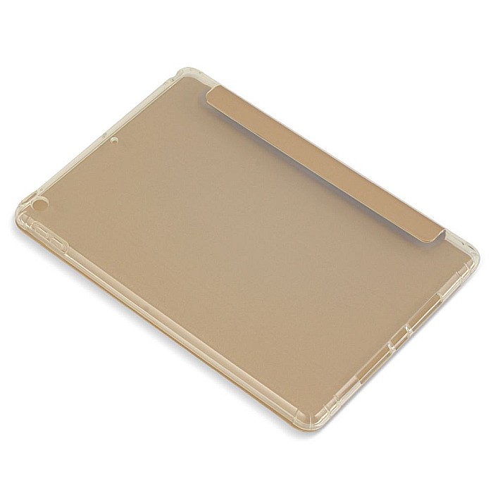 Husa Magnetica cu spate transparent, colturi intarite pentru iPad 7, 8 10.2 Inch - Auriu [4]