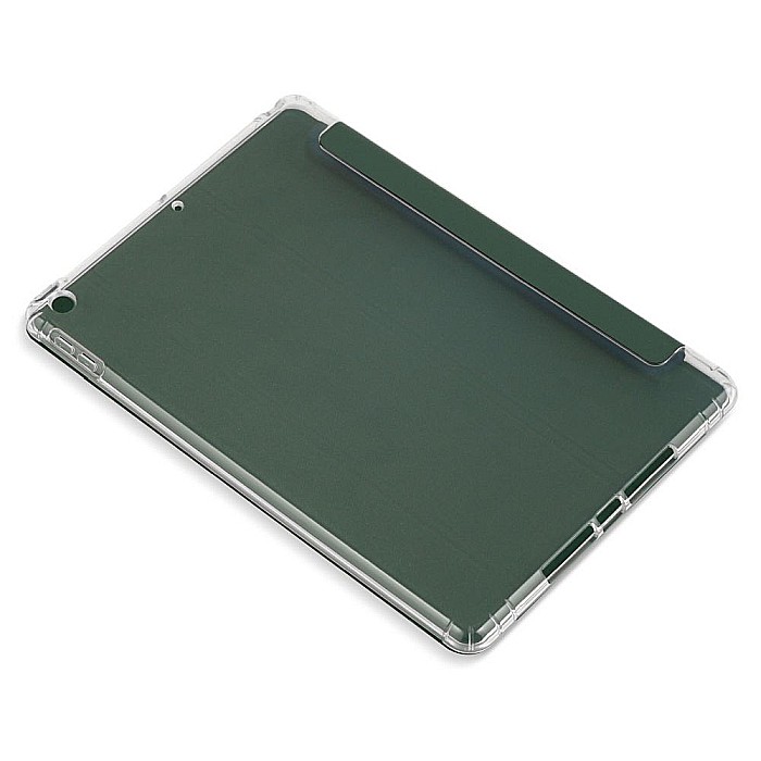Husa Magnetica cu spate transparent, colturi intarite pentru iPad 7, 8 10.2 Inch - Dark Green [4]