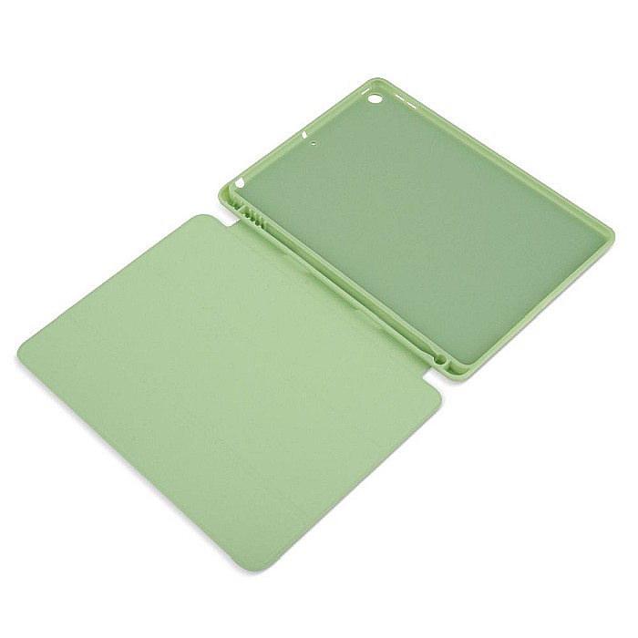Husa Flip Magnetica cu suport Stylus Pen pentru iPad pentru iPad 7, 8 10.2 Inch - Matcha Green [5]