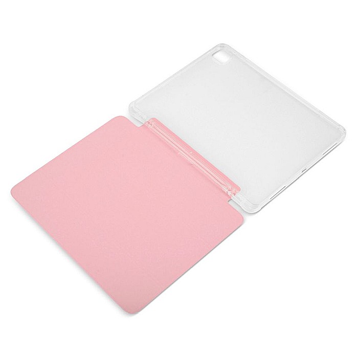 Husa Flip Magnetica cu suport Stylus Pen pentru iPad Pro 12.9 Inch 2020 - Roz [5]
