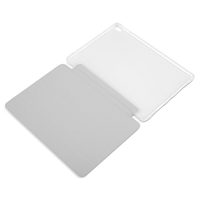 Husa Magnetica cu spate transparent, colturi intarite pentru iPad Air 3, Pro 10.5 Inch - Gri deschis [5]