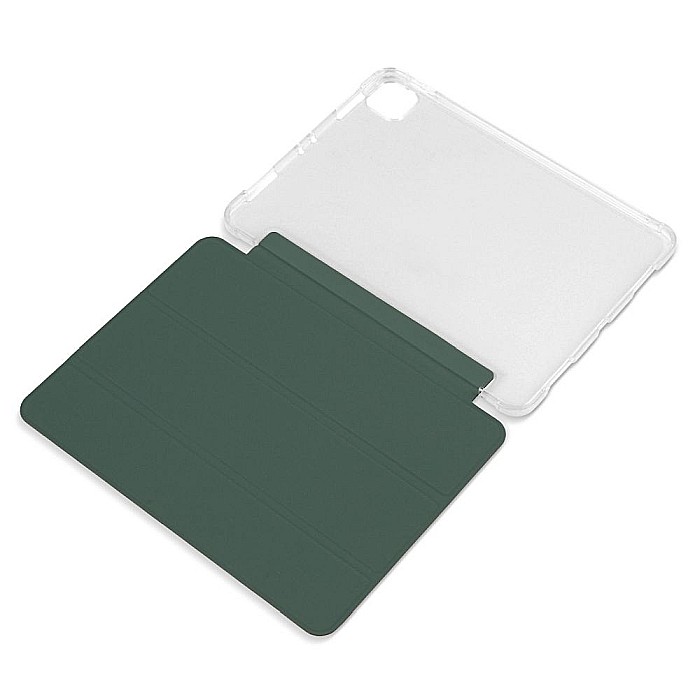 Husa Magnetica cu spate transparent, colturi intarite pentru iPad Pro 11 Inch 2018, 2020 - Dark Green [5]