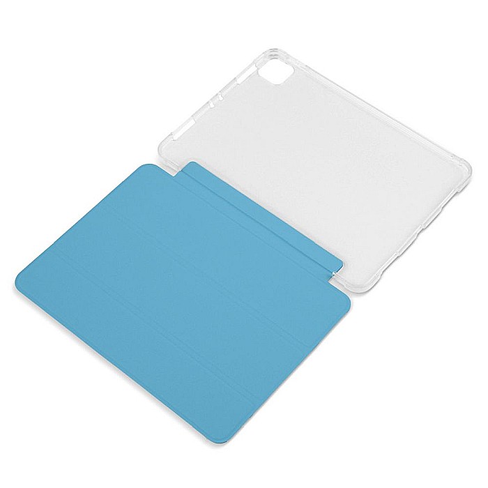 Husa Magnetica cu spate transparent, colturi intarite pentru iPad Pro 11 Inch 2018, 2020 - Sky Blue [5]
