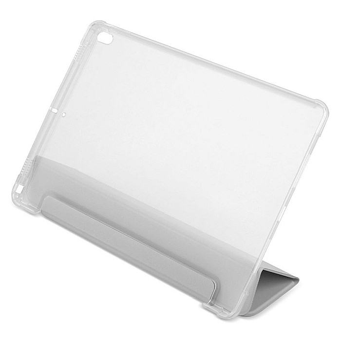 Husa Magnetica cu spate transparent, colturi intarite pentru iPad Air 3, Pro 10.5 Inch - Gri deschis [6]
