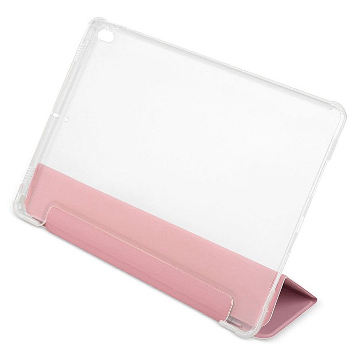 Husa Magnetica cu spate transparent, colturi intarite pentru iPad Air 3, Pro 10.5 Inch - Roz [6]