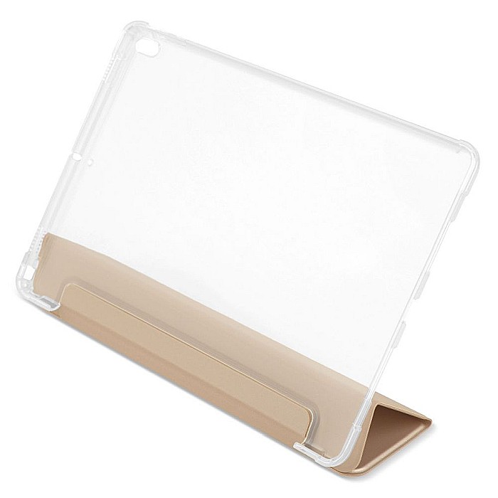 Husa Magnetica cu spate transparent, colturi intarite pentru iPad Air 3, Pro 10.5 Inch - Auriu [6]