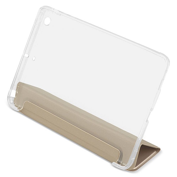 Husa Magnetica cu spate transparent, colturi intarite pentru iPad Mini 1, 2, 3 7.9 Inch - Auriu [6]