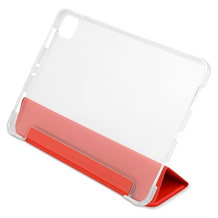 Husa Magnetica cu spate transparent, colturi intarite pentru iPad Pro 11 Inch 2018, 2020 - Rosu [6]