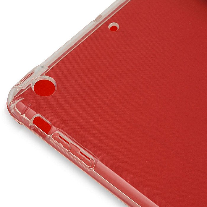 Husa Magnetica cu spate transparent, colturi intarite pentru iPad Mini 1, 2, 3 7.9 Inch - Rosu [7]
