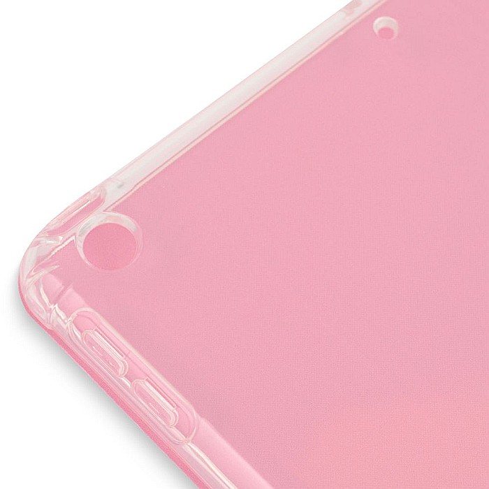 Husa Magnetica cu spate transparent, colturi intarite pentru iPad 7, 8 10.2 Inch - Roz [7]