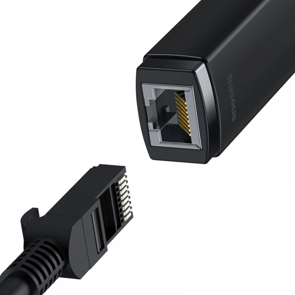 Adaptor Ethernet RJ45 USB-C Baseus, 100Mbps, Compatibil Laptop și Macbook, Negru [3]